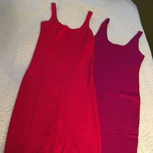 Two knee length Forever 21 body con dresses